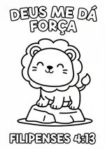 Deus me dá força — Filipenses 4:13