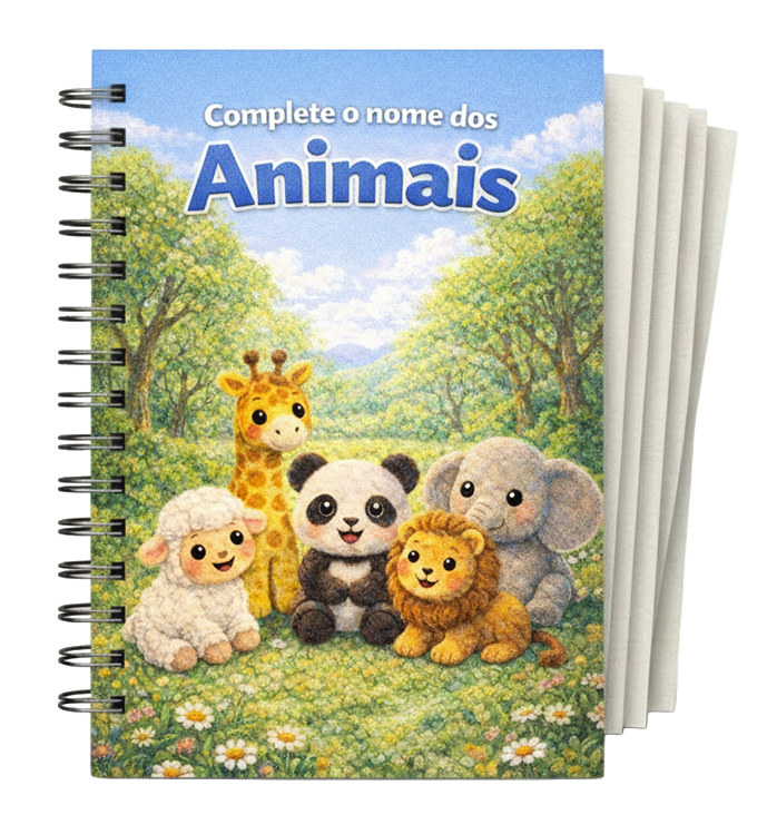 Complete o nome dos animais