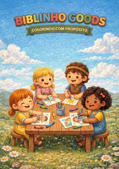 Capa do Biblinho Goods Colorindo com Propósito