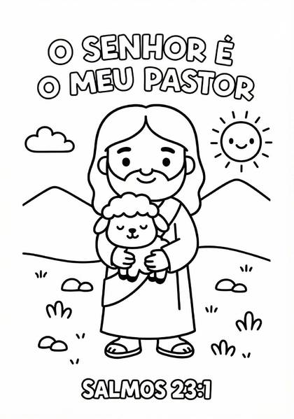 Pôster O Senhor é o meu Pastor