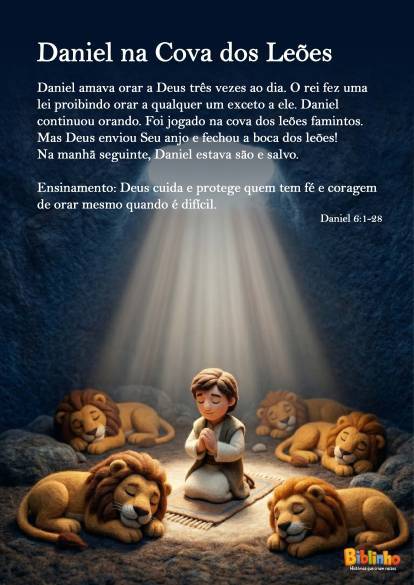 História Daniel na Cova dos Leões